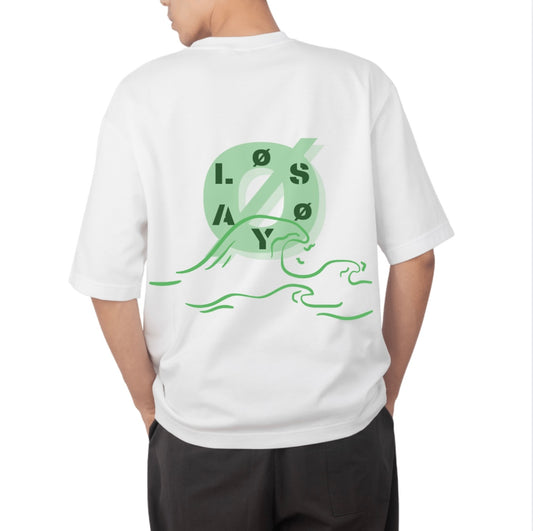 Pastel Green LØSØYA T-Shirt