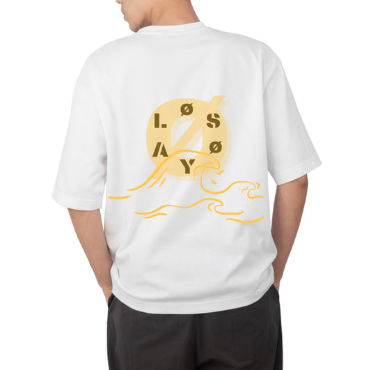 Pastel Yellow LØSØYA T-Shirt