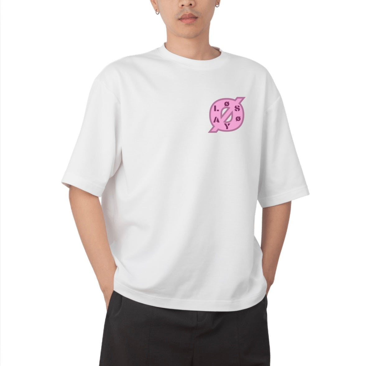 Pastel Pink LØSØYA T-Shirt