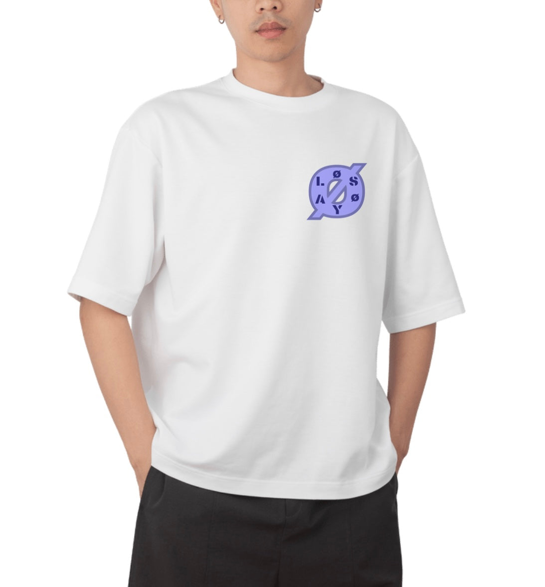 Pastel Purple LØSØYA T-Shirt