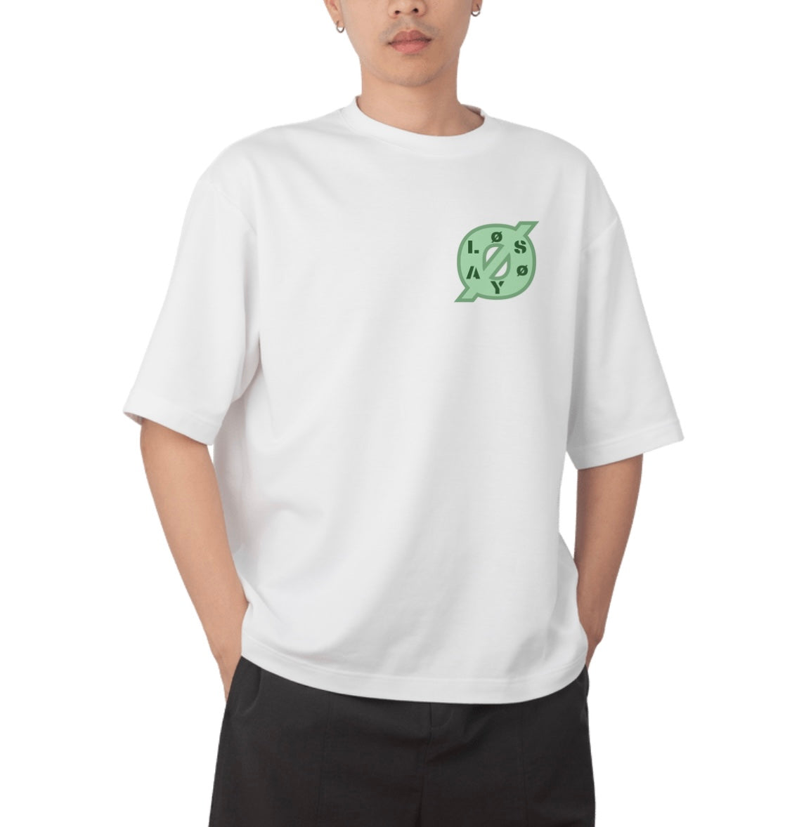 Pastel Green LØSØYA T-Shirt