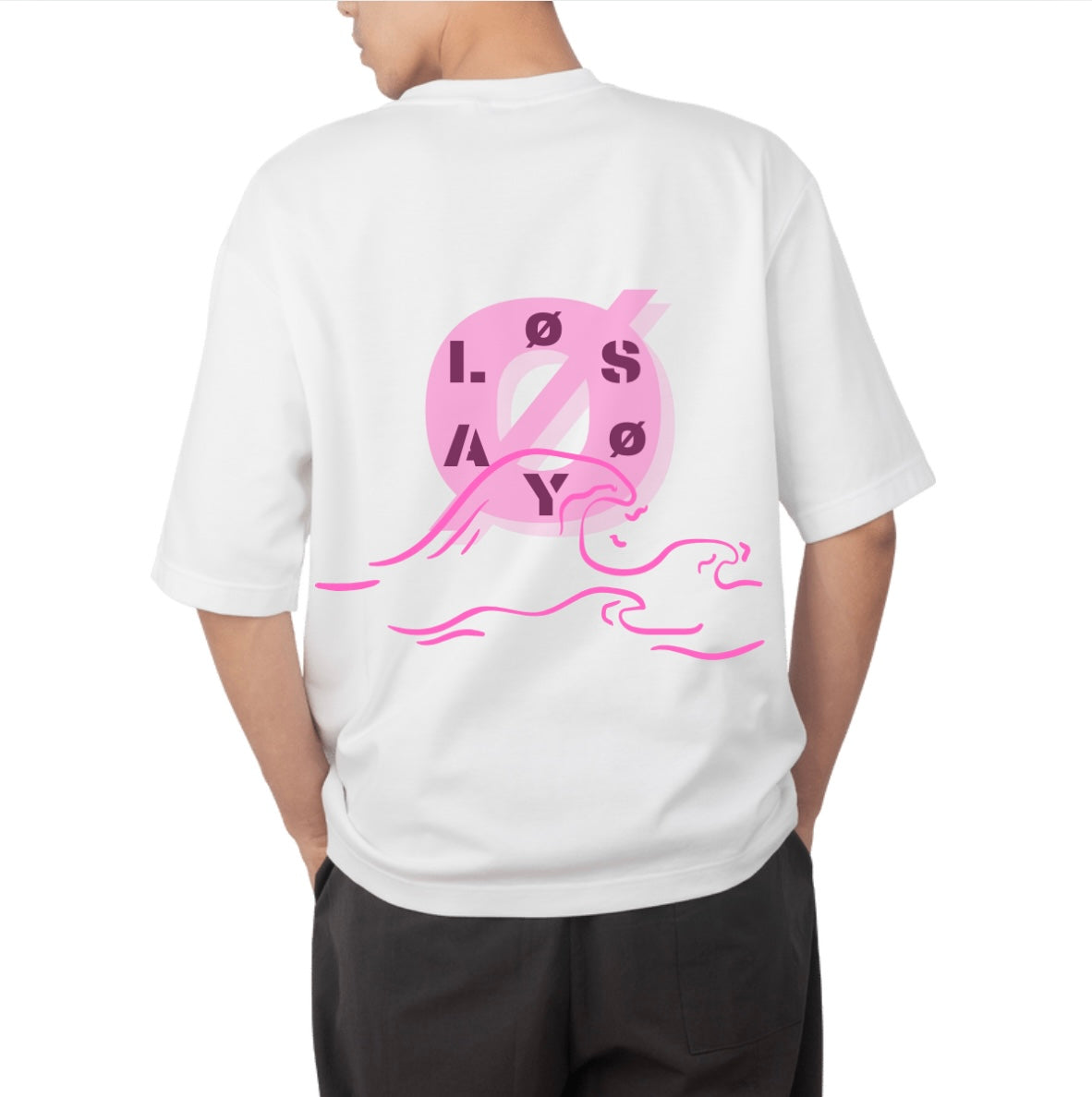 Pastel Pink LØSØYA T-Shirt